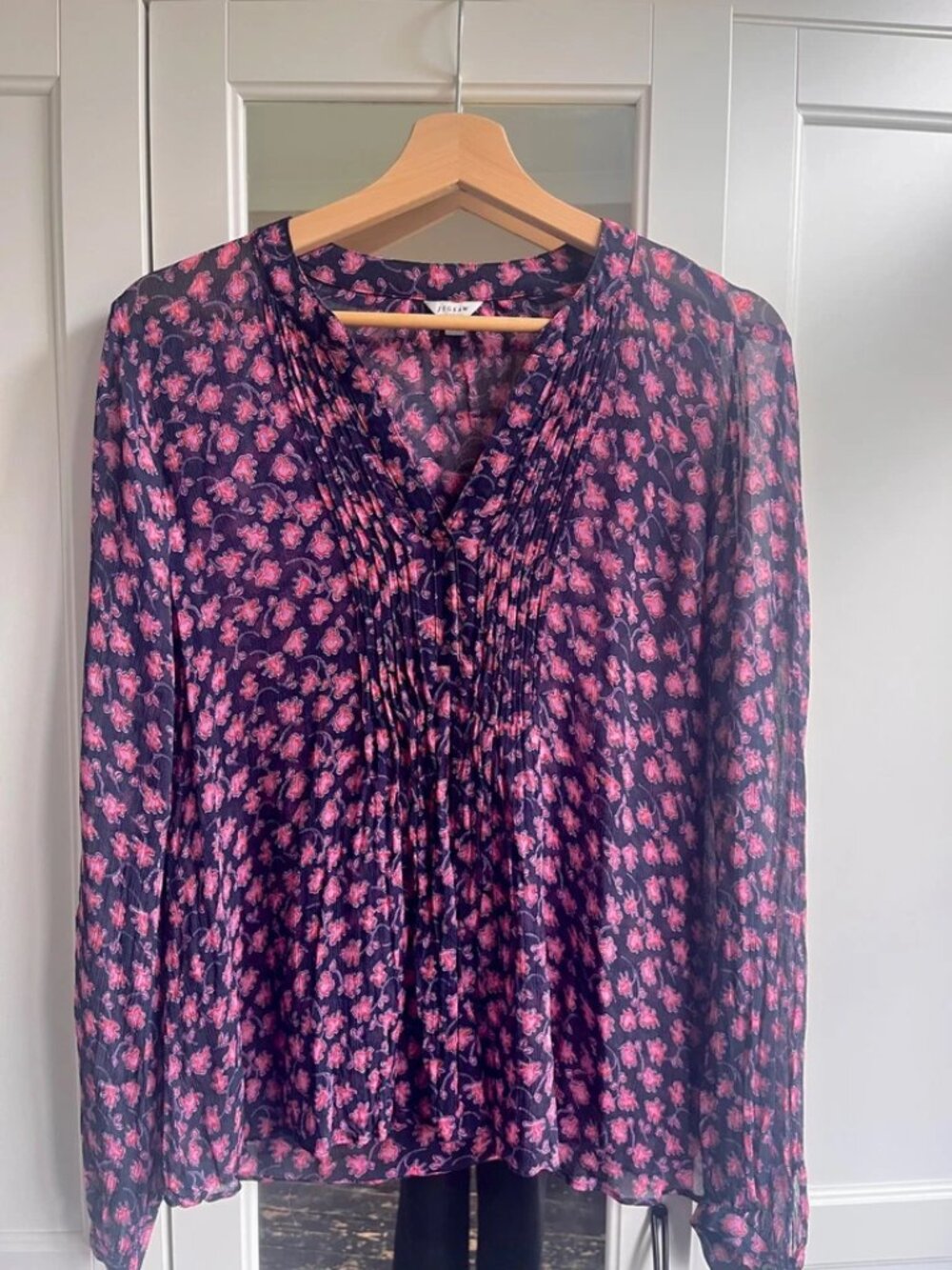 Jigsaw UK Patterned Blouse – Size Small – Excellent Condition